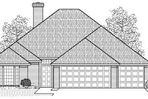 Traditional Exterior - Front Elevation Plan #65-257