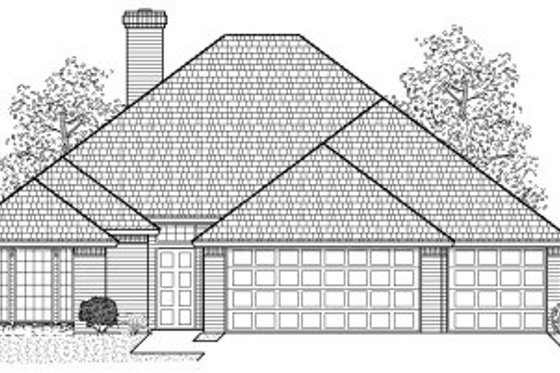 Exterior - Front Elevation for Traditional House Plan #65-257 - 4 bed, 2.5 bath