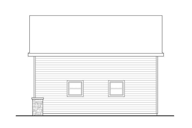 Dream House Plan - Exterior - Other Elevation 1 for Craftsman House Plan #124-1340, 0 bath