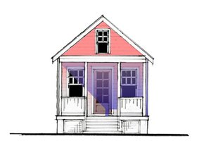 Exterior - Other Elevation for Cottage House Plan #514-5 - 2 bed, 1 bath