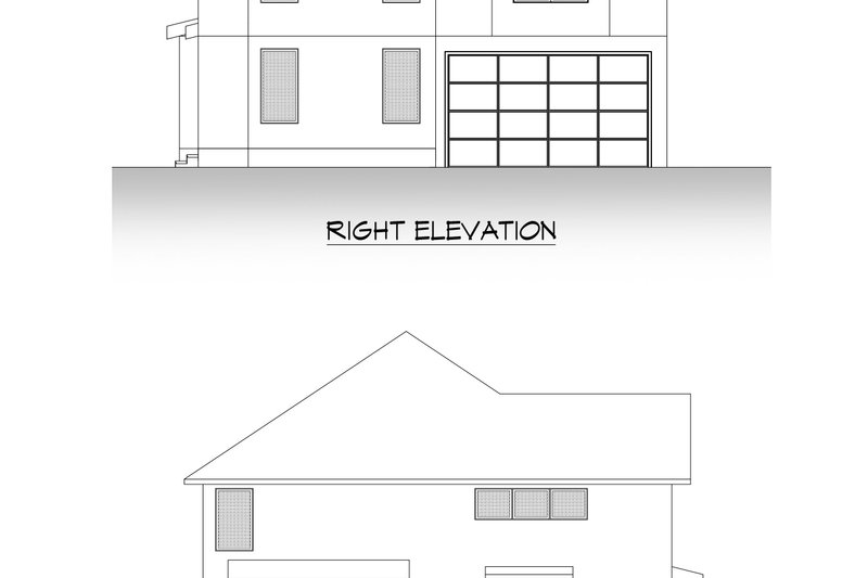 House Blueprint - Exterior - Other Elevation 4 for Traditional House Plan #1066-201 - 5 bed, 4 bath