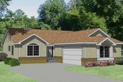 Traditional Style House Plan - 3 Beds 2 Baths 1286 Sq/Ft Plan #116-201 