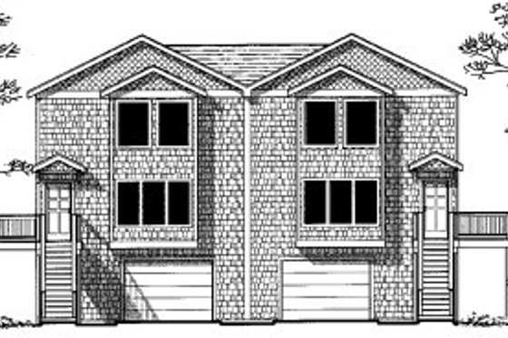 Exterior - Front Elevation for Traditional House Plan #303-374 - 4 bed, 3.5 bath