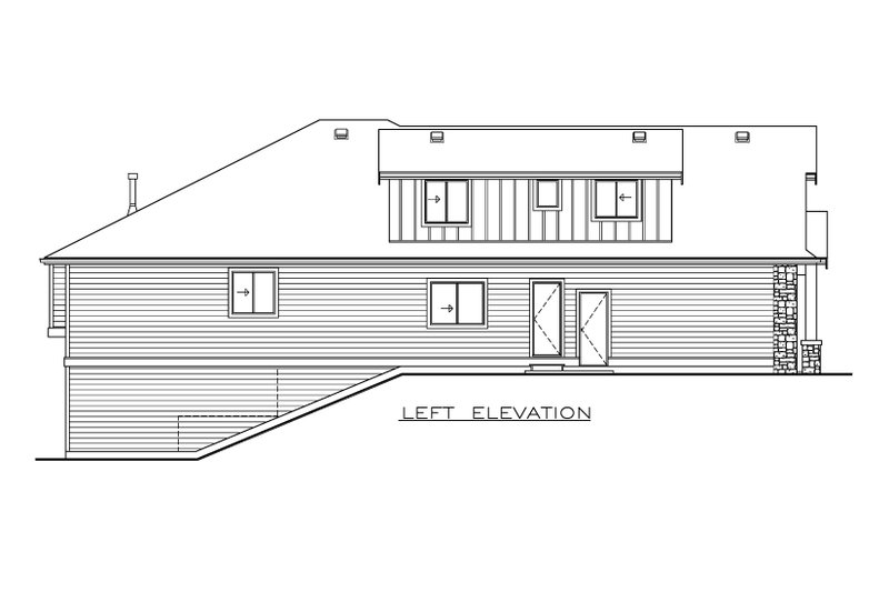 Home Plan - Exterior - Other Elevation for Farmhouse House Plan #1100-73 - 3 bed, 2 bath