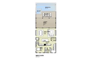 Floor Plan - Main Floor for Beach House Plan #901-114 - 4 bed, 3 bath