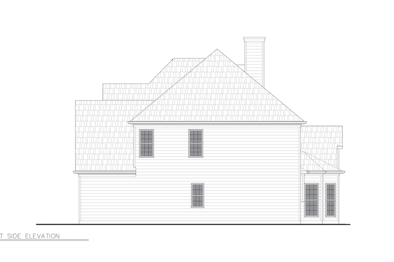 Dream House Plan - Exterior - Other Elevation 2 for Traditional House Plan #54-730 - 4 bed, 2.5 bath