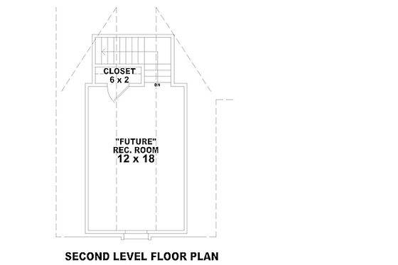 Floor Plan - Other Floor for European House Plan #81-13796 - 3 bed, 2 bath