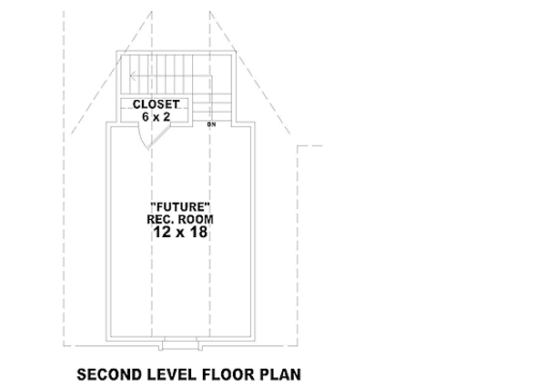 Floor Plan - Other Floor for European House Plan #81-13796 - 3 bed, 2 bath
