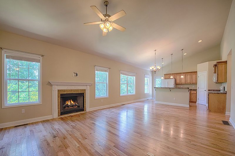 Architectural House Design - Interior - Family Room 1 for Cottage House Plan #437-117 - 3 bed, 3 bath