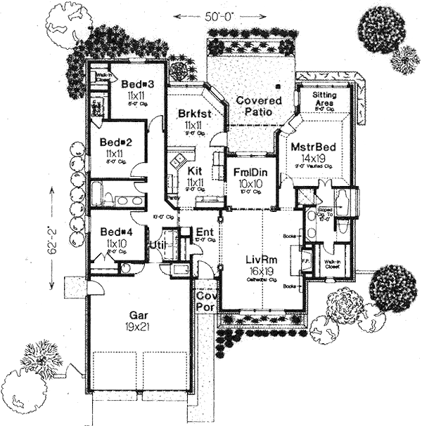 Home Plan - Traditional Floor Plan - Main Floor Plan #310-766