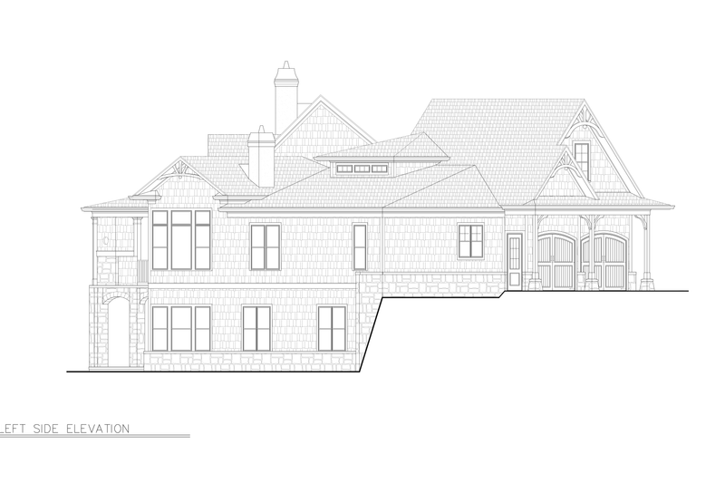 House Plan Design - Exterior - Other Elevation for Craftsman House Plan #54-727 - 3 bed, 2.5 bath