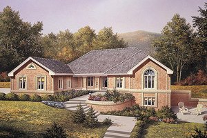 Traditional Exterior - Front Elevation Plan #57-293