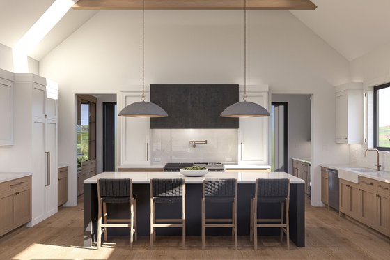Interior - Kitchen for Modern House Plan #455-382 - 3 bed, 2.5 bath