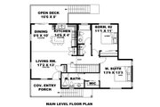Cottage Style House Plan - 3 Beds 3 Baths 1849 Sq/Ft Plan #117-1050 