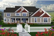 Country Style House Plan - 4 Beds 3.5 Baths 3935 Sq/Ft Plan #70-1148 