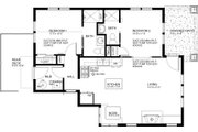 Craftsman Style House Plan - 2 Beds 2 Baths 838 Sq/Ft Plan #895-88 