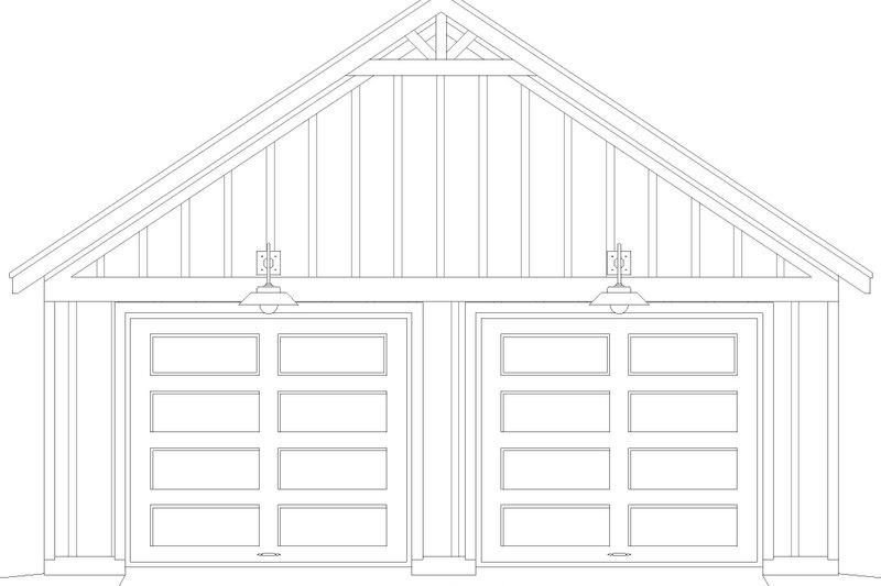 Home Plan - Exterior - Front Elevation 3 for Craftsman House Plan #932-1149, 0 bath