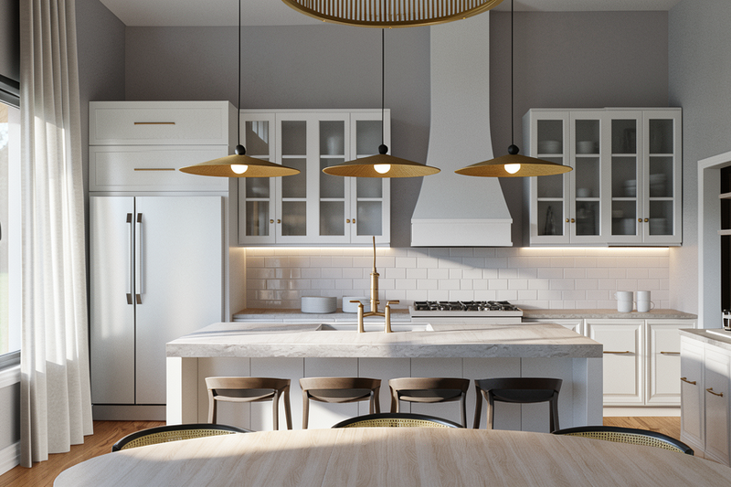 Architectural House Design - Interior - Kitchen 1 for Contemporary House Plan #1064-504 - 3 bed, 2 bath