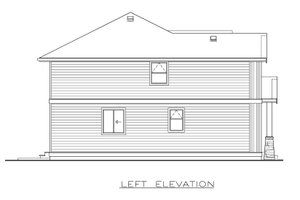 Exterior - Other Elevation 1 for Farmhouse House Plan #1100-54 - 4 bed, 2.5 bath