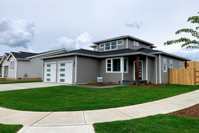 Architectural House Design - Photo 3 for Contemporary House Plan #1070-73 - 3 bed, 2.5 bath