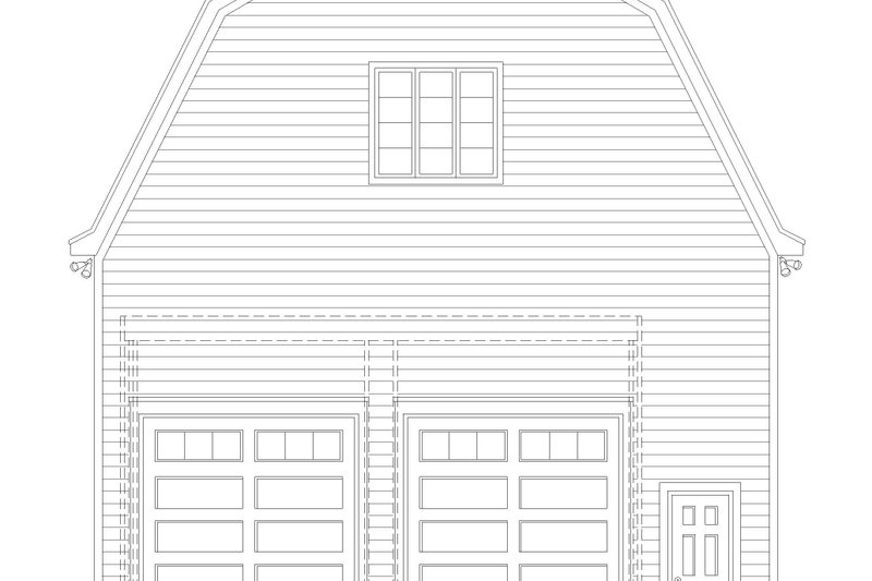 Dream House Plan - Exterior - Front Elevation 3 for Southern House Plan #932-86, 0 bath