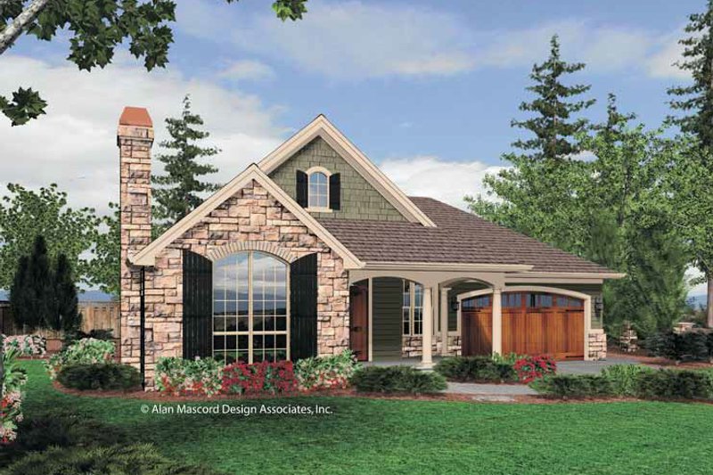 Home Plan - Exterior - Front Elevation 3 for Farmhouse House Plan #48-277 - 3 bed, 2 bath