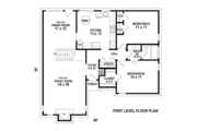 House Plan - 3 Beds 2 Baths 1641 Sq/Ft Plan #81-13861 