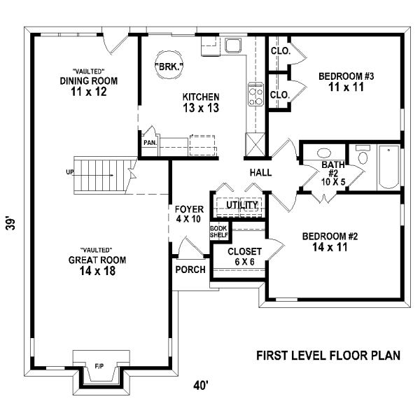 Floor Plan - Main Floor Plan #81-13861