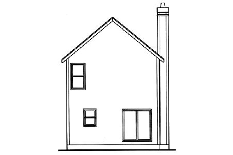 Dream House Plan - Exterior - Rear Elevation for Craftsman House Plan #20-1753 - 3 bed, 3 bath