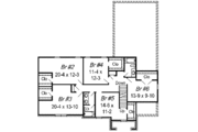 European Style House Plan - 6 Beds 3.5 Baths 3059 Sq/Ft Plan #329-285 