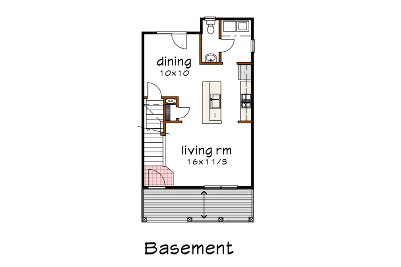 House Blueprint - Floor Plan - Other Floor for Cottage House Plan #79-120 - 3 bed, 1.5 bath