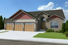 Dream House Plan - Traditional Exterior - Front Elevation Plan #126-237