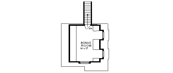 House Blueprint - Traditional Floor Plan - Upper Floor Plan #18-281
