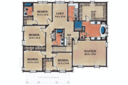 Traditional Style House Plan - 4 Beds 4 Baths 3367 Sq/Ft Plan #20-1841 