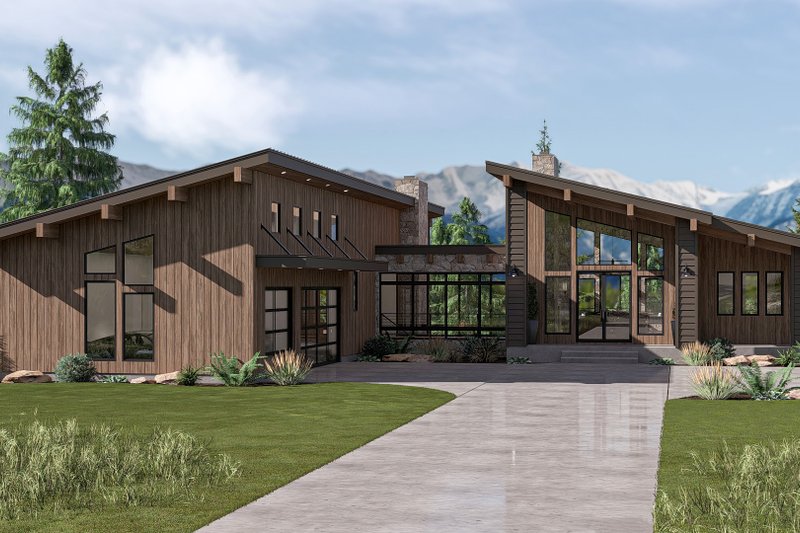 Home Plan - Exterior - Other Elevation for Modern House Plan #455-814 - 1 bed, 1.5 bath