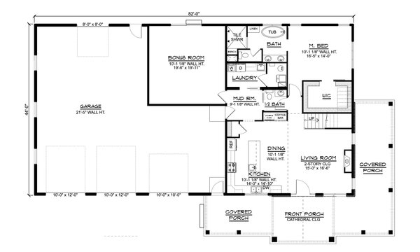Home Plan - Barndominium Floor Plan - Main Floor Plan #1064-221