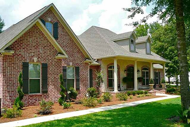 Dream House Plan - Exterior - Front Elevation 8 for Colonial House Plan #430-35 - 4 bed, 3.5 bath
