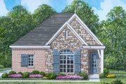 European Style House Plan - 3 Beds 2 Baths 1700 Sq/Ft Plan #424-46 