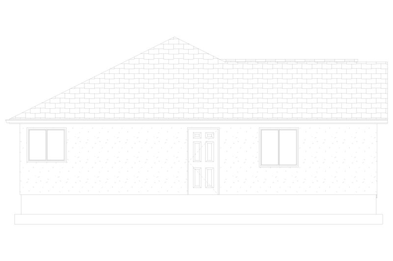 Architectural House Design - Exterior - Other Elevation for Traditional House Plan #1060-217 - 3 bed, 2 bath