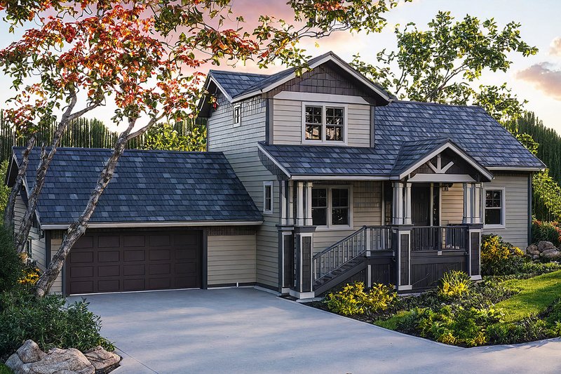 Traditional Style House Plan - 3 Beds 2.5 Baths 1657 Sq/Ft Plan #124-717