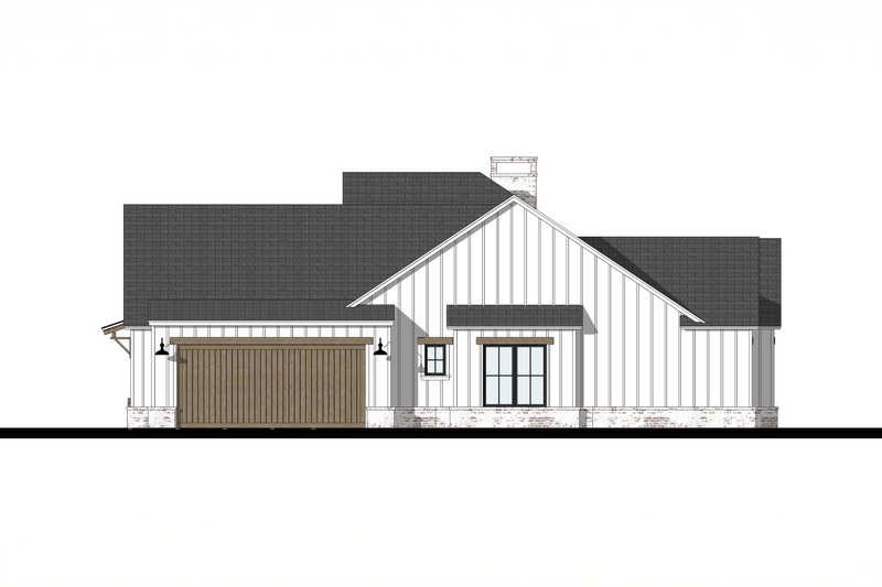 House Design - Exterior - Other Elevation 1 for Farmhouse House Plan #1103-2 - 3 bed, 2.5 bath