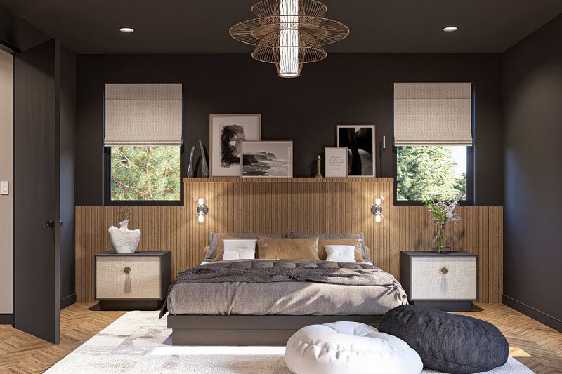 House Design - Interior - Master Bedroom 1 for Barndominium House Plan #455-340 - 3 bed, 2.5 bath