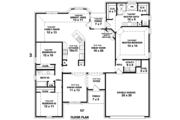 European Style House Plan - 3 Beds 2 Baths 2079 Sq/Ft Plan #81-1063 