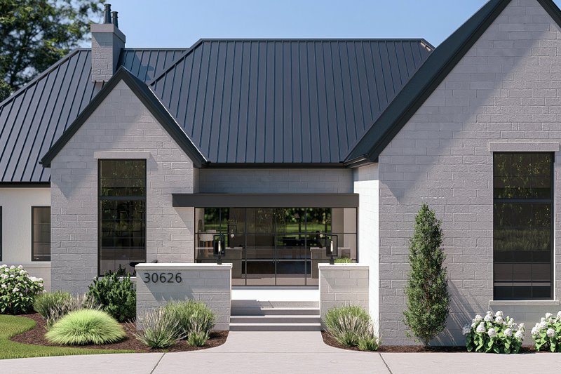 Architectural House Design - Exterior - Other Elevation 7 for Contemporary House Plan #455-798 - 3 bed, 2.5 bath