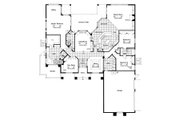European Style House Plan - 4 Beds 3 Baths 3440 Sq/Ft Plan #417-384 