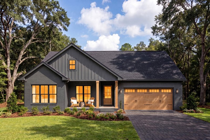 Dream House Plan - Exterior - Front Elevation 8 for Farmhouse House Plan #430-441 - 3 bed, 2 bath