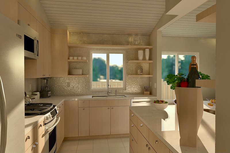 House Design - Interior - Kitchen 1 for Ranch House Plan #489-2 - 3 bed, 2.5 bath