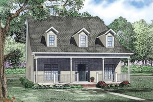 Traditional Exterior - Front Elevation Plan #17-2423