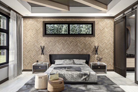 Interior - Master Bedroom for Modern House Plan #455-296 - 3 bed, 2 bath