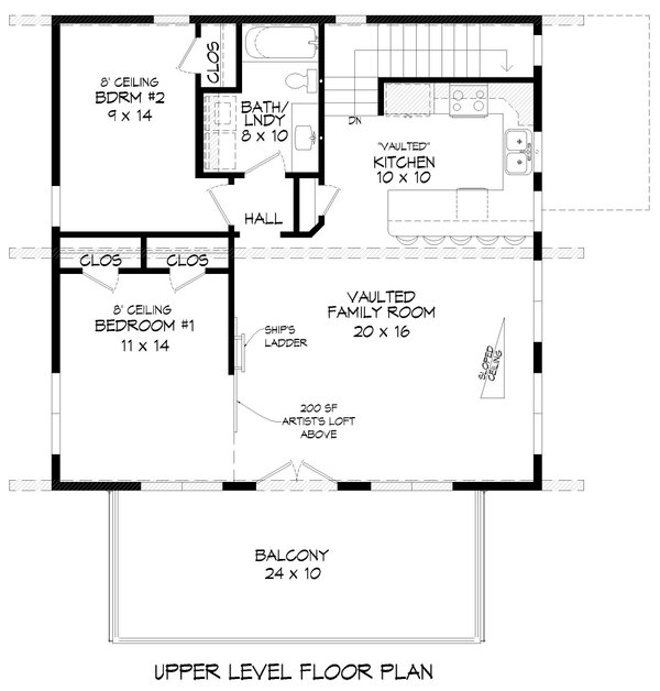 Modern Style House Plan - 3 Beds 2 Baths 1792 Sq/Ft Plan #932-575 ...